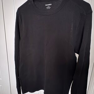 Old Navy Black Built-In Flex Shirt